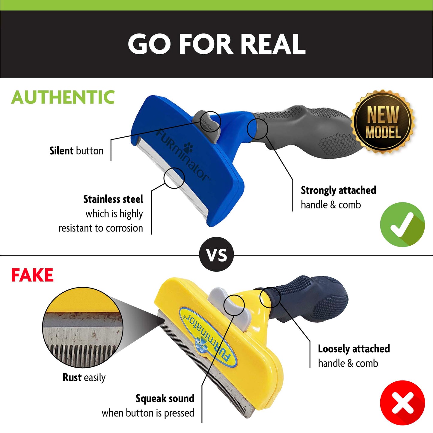 Furminator Grooming Undercoat deShedding Tool Brush For Cats