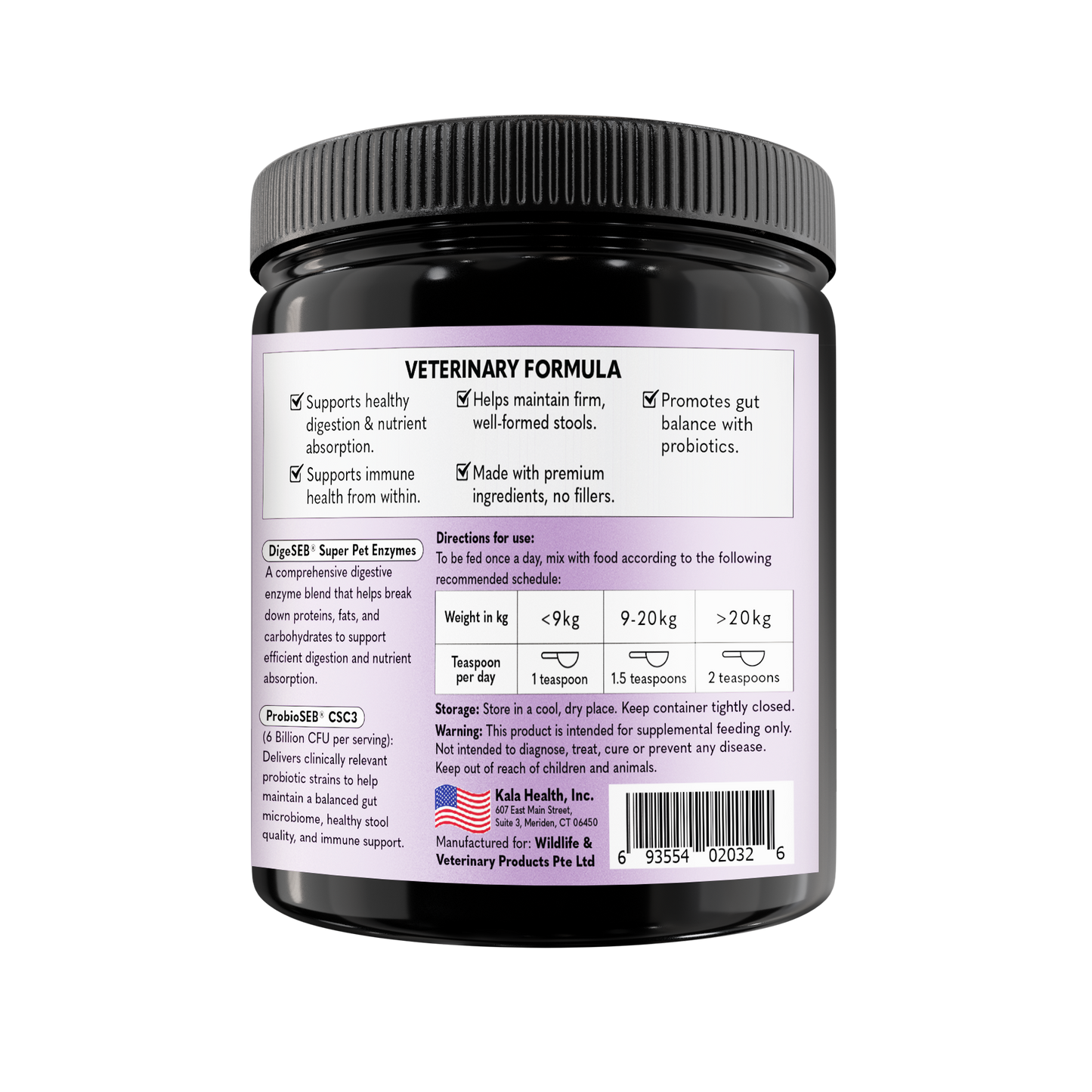 Kala Health Digestix Plus Advanced® Powder Pet Supplement