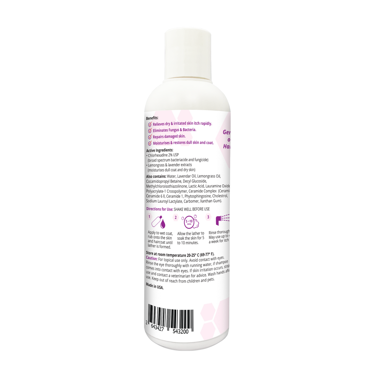 Animedx SeboFIX Anti-Fungal & Anti-Bacterial Medicated Pet Shampoo