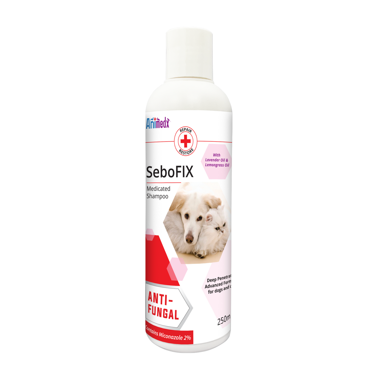 Animedx SeboFIX Anti-Fungal & Anti-Bacterial Medicated Pet Shampoo