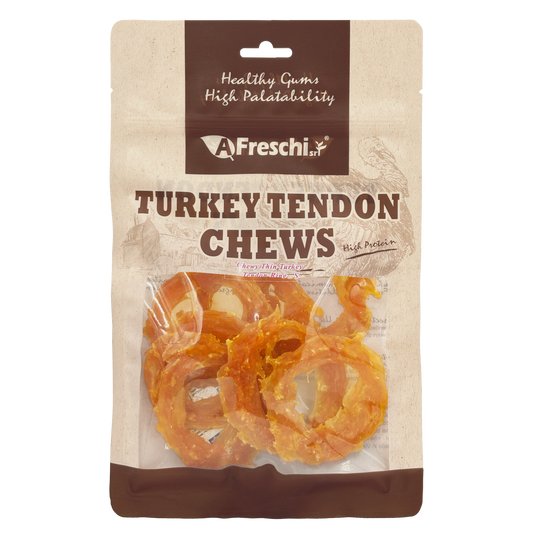 Afreschi Turkey Tendon Jerky Dog Treats