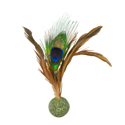 CatWant Silvervine Catnip Feather Shuttlecock Ball Cat Toy