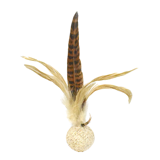 CatWant Silvervine Catnip Feather Shuttlecock Ball Cat Toy