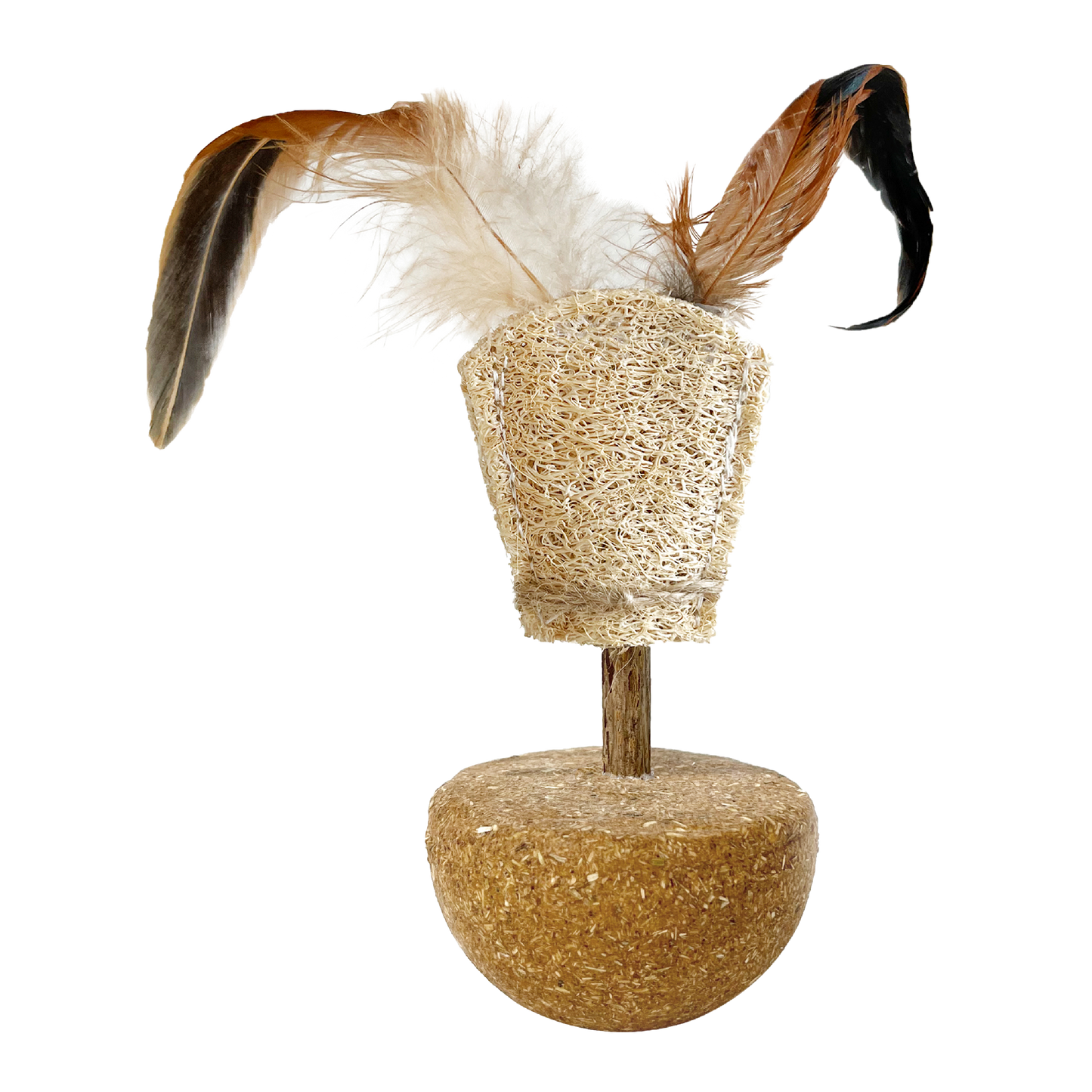 CatWant Feather Silvervine Gall Fruit Tumbler Cat Toy