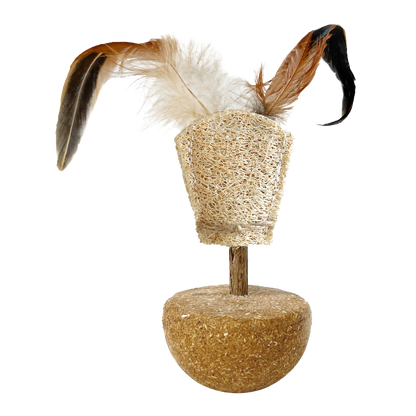 CatWant Feather Silvervine Gall Fruit Tumbler Cat Toy