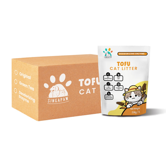 Singapaw Tofu Cat Litter Carton (2.6kg x 6)