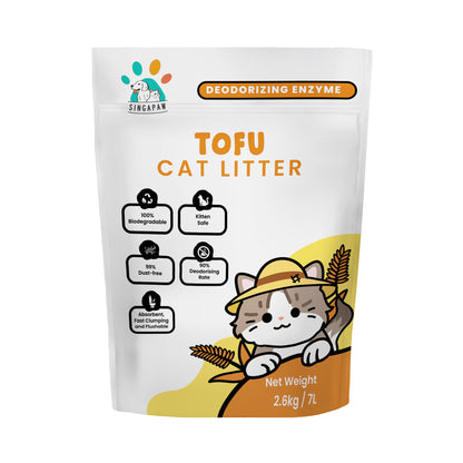 Singapaw Tofu Cat Litter Carton (2.6kg x 6)