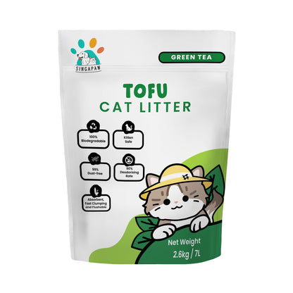 Singapaw Tofu Cat Litter Carton (2.6kg x 6)