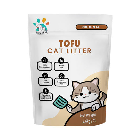 Singapaw Tofu Cat Litter 2.6kg | 7L