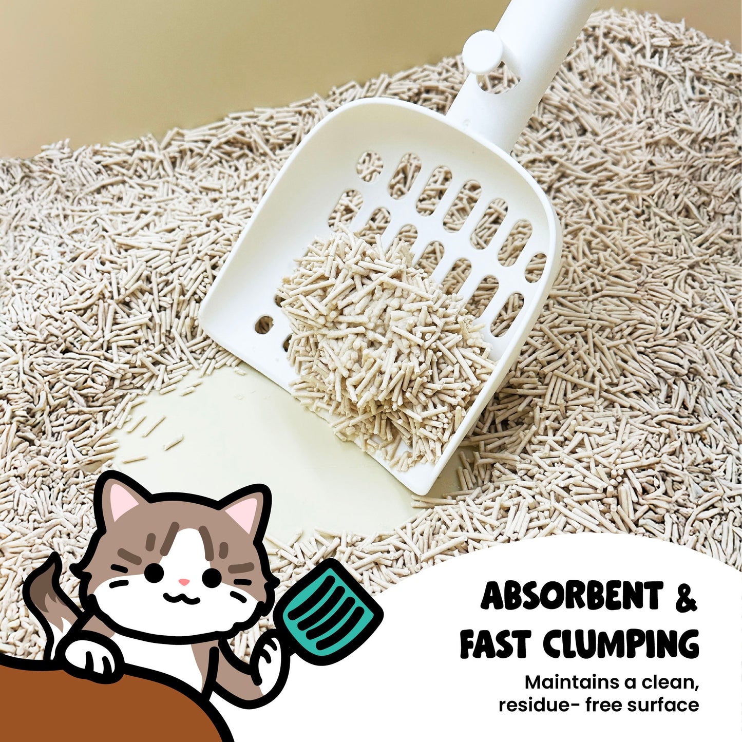 Singapaw Tofu Cat Litter Carton (2.6kg x 6)