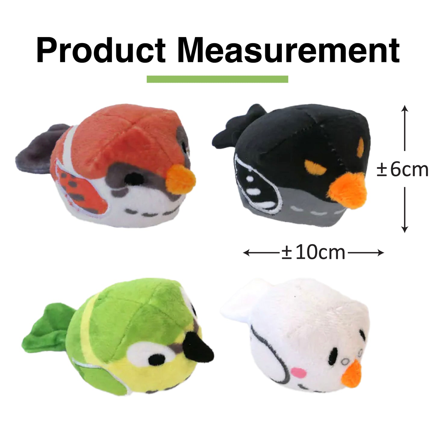 CatWant Little Chubby Bird Catnip Silvervine Plush Cat Toy