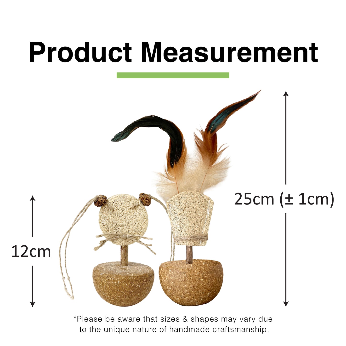 CatWant Feather Silvervine Gall Fruit Tumbler Cat Toy