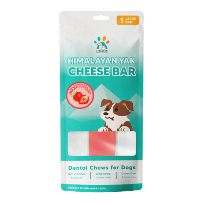 Singapaw Himalayan Yak Cheese Bar Dental Chew for Dogs