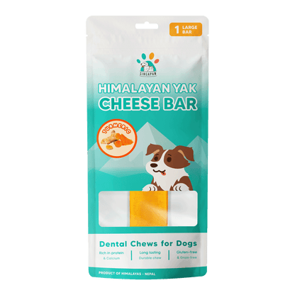 Singapaw Himalayan Yak Cheese Bar Dental Chew for Dogs