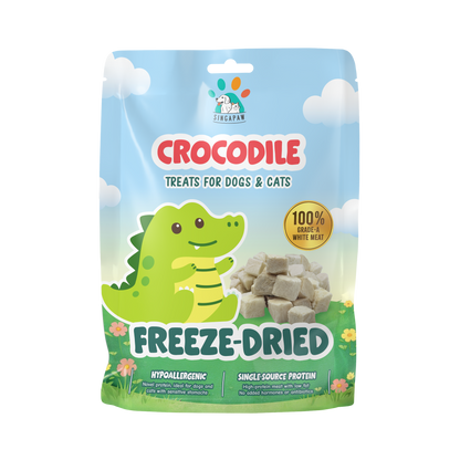 Singapaw Freeze Dried Crocodile Cat & Dog Treats