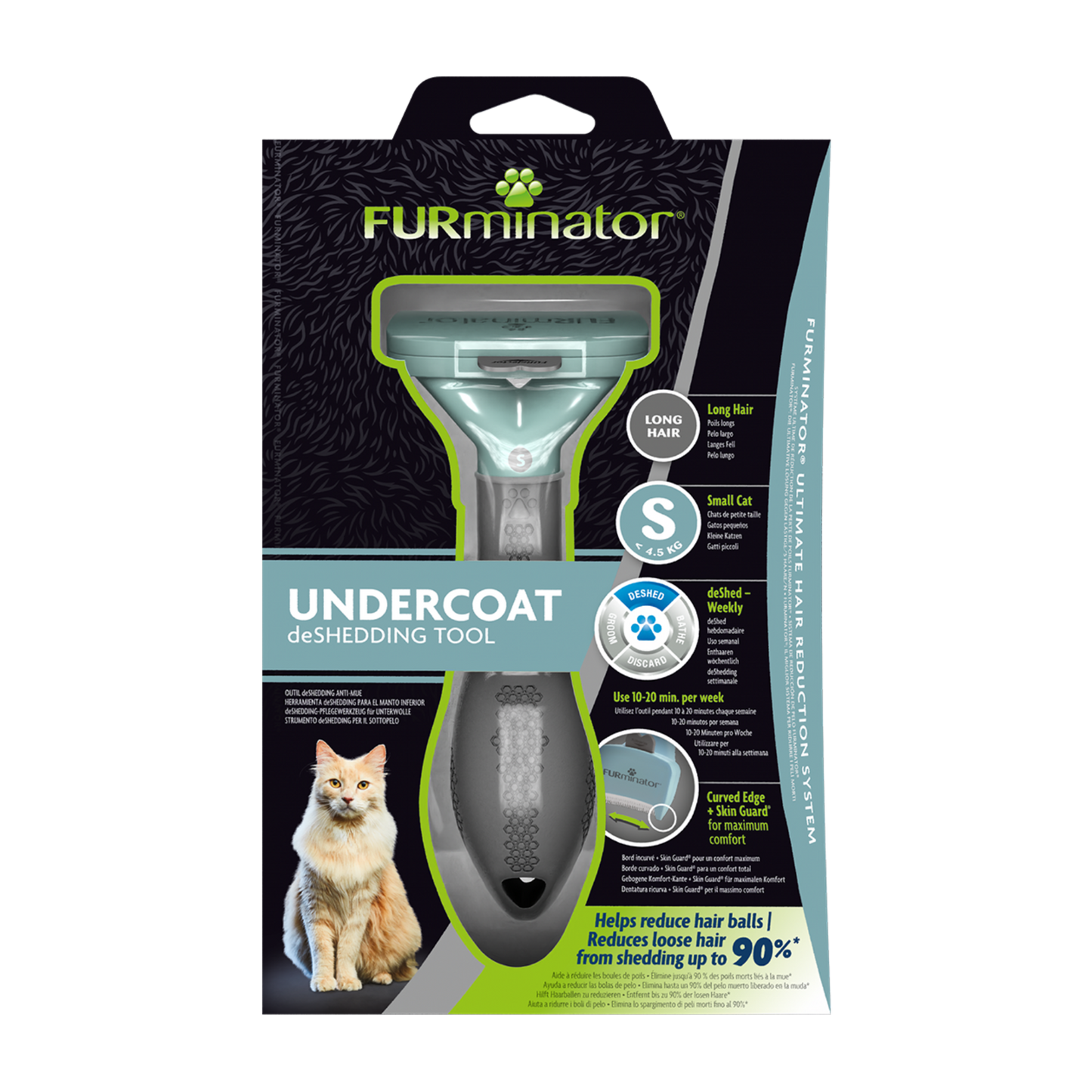 Furminator Grooming Undercoat deShedding Tool Brush For Cats