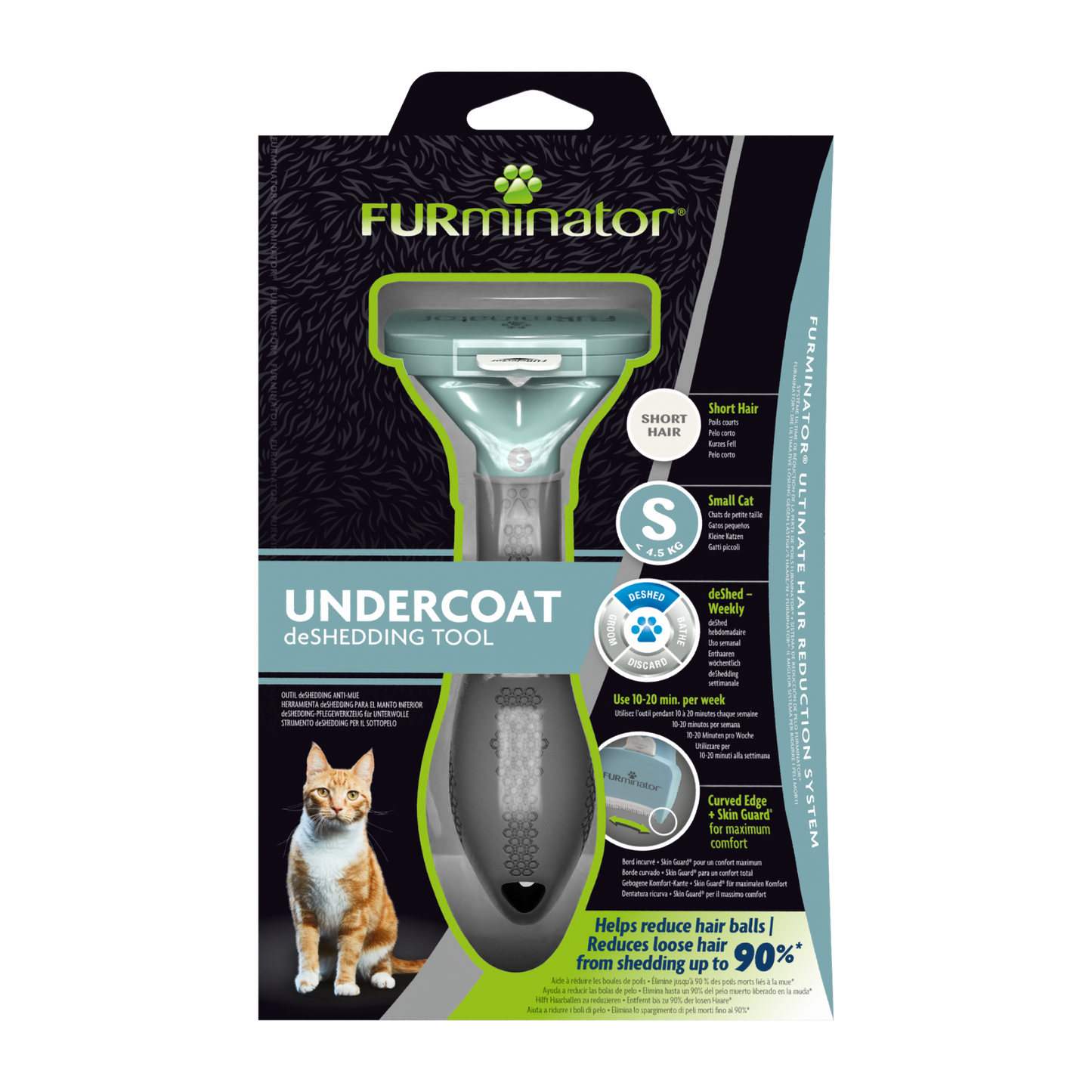 Furminator Grooming Undercoat deShedding Tool Brush For Cats