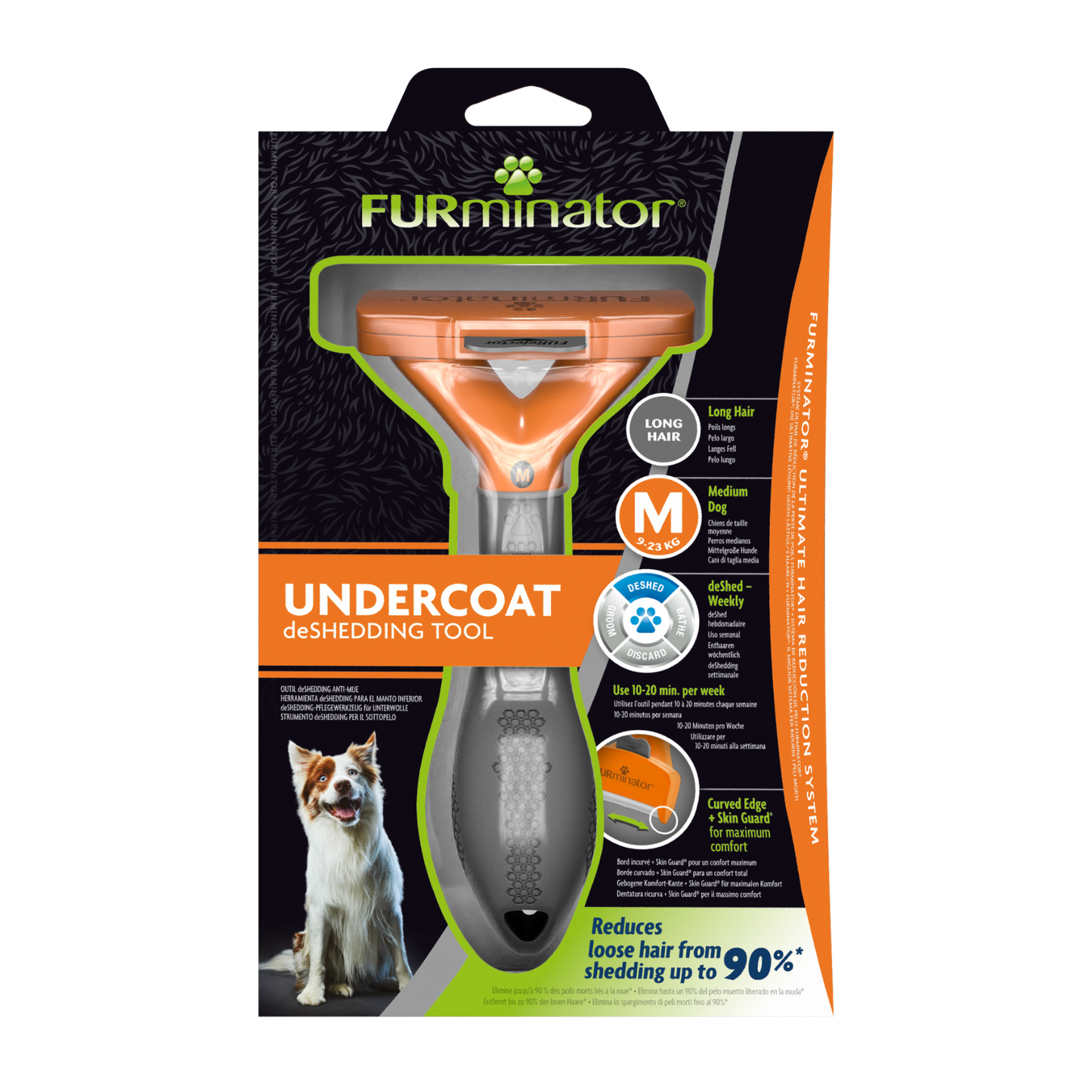 Furminator Grooming Undercoat deShedding Tool Brush For Dogs