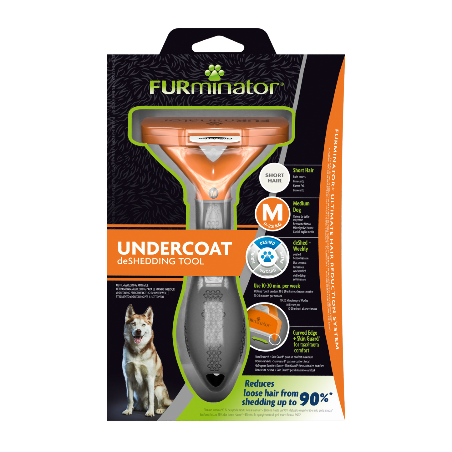 Furminator Grooming Undercoat deShedding Tool Brush For Dogs