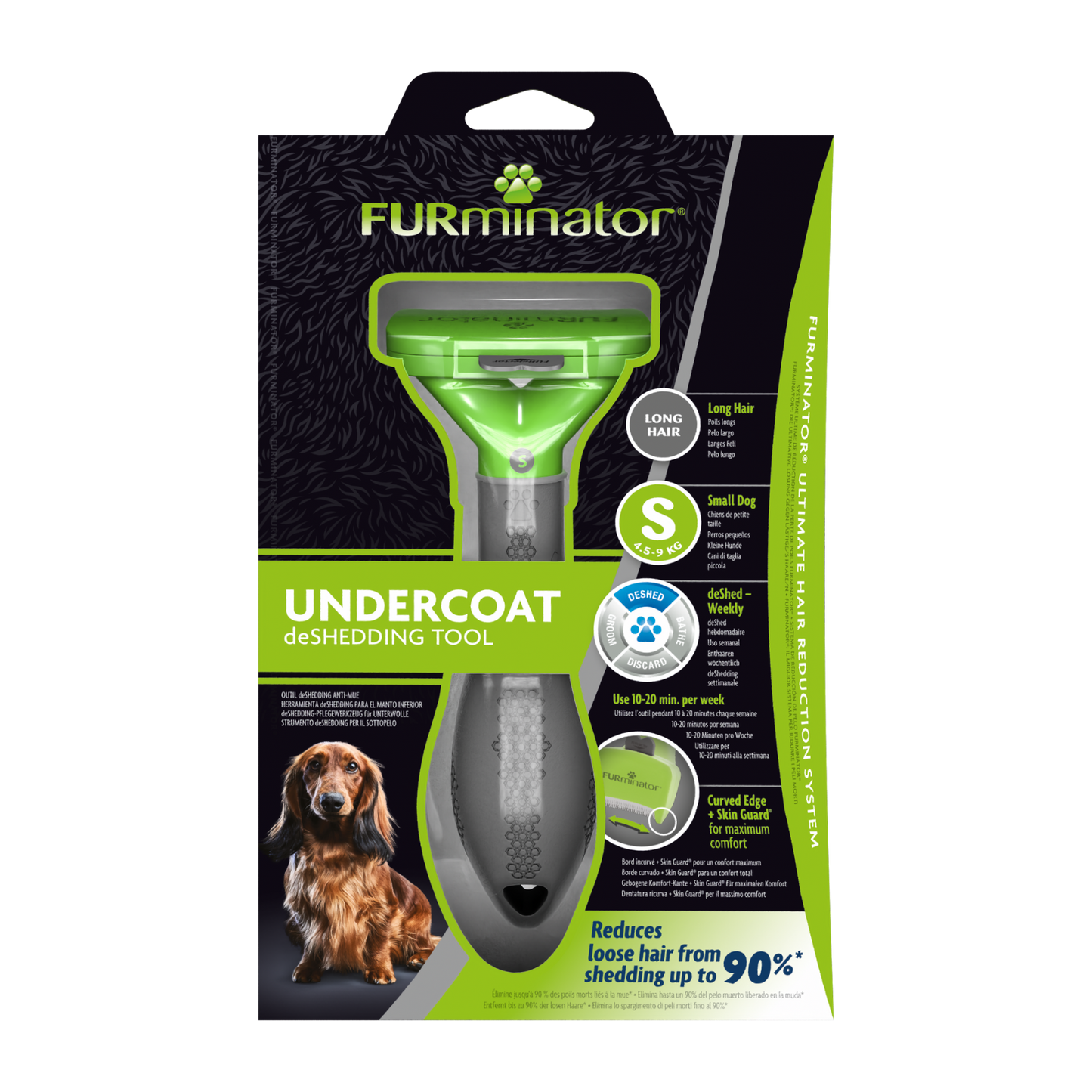 Furminator Grooming Undercoat deShedding Tool Brush For Dogs