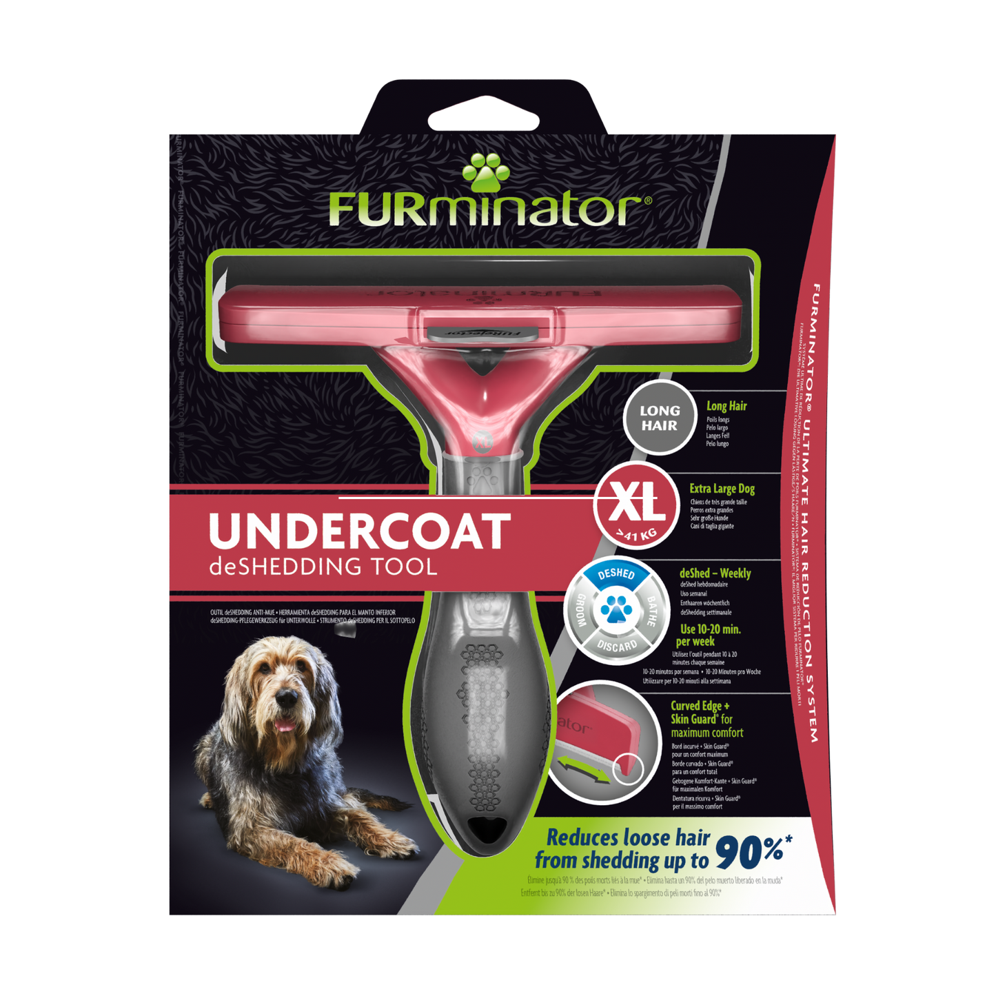 Furminator Grooming Undercoat deShedding Tool Brush For Dogs