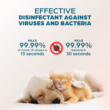 Sunstar QAIS Clear Odour Remover Hypochlorous Acid Pet Disinfectant Spray