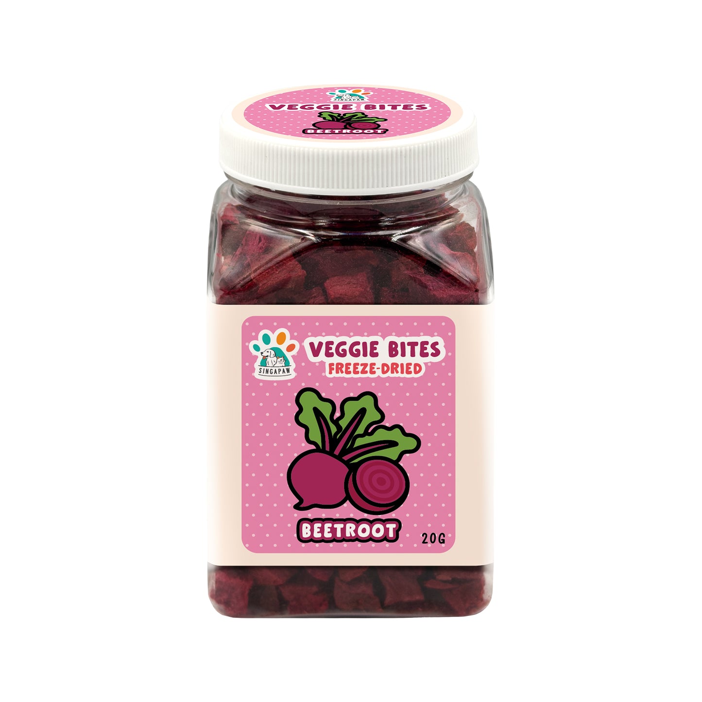 Singapaw Freeze Dried Veggie Fruity Bites Treats & Food Toppers