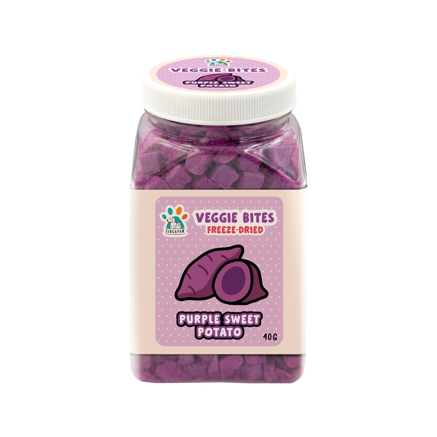 Singapaw Freeze Dried Veggie Fruity Bites Treats & Food Toppers