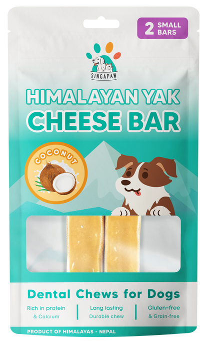 Singapaw Himalayan Yak Cheese Bar Dental Chew for Dogs