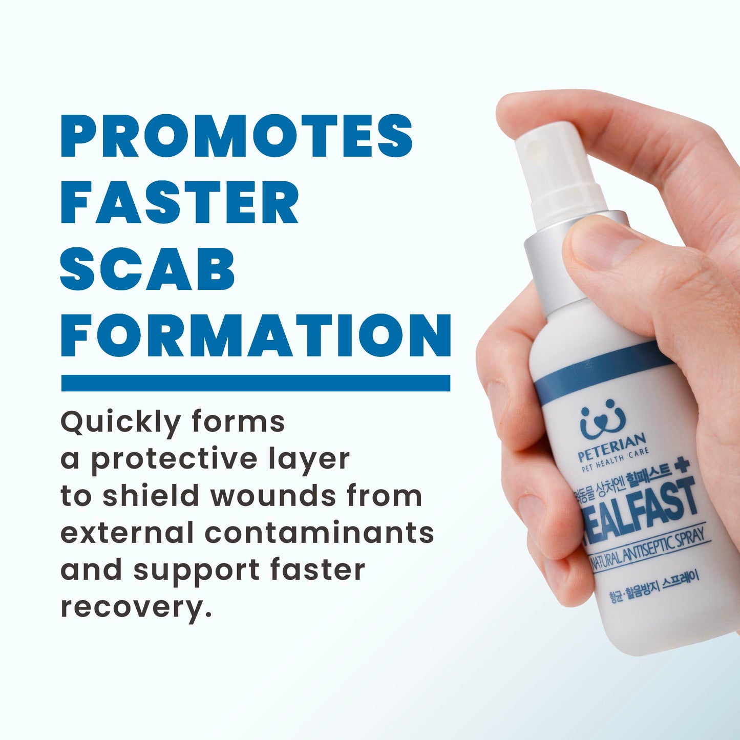 Peterian HEALFAST Anti-Licking Wound Spray 60ml
