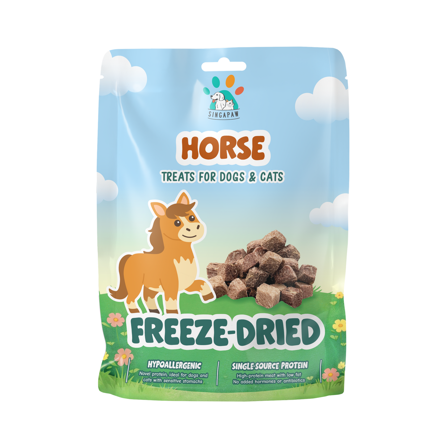 Singapaw Freeze Dried Horse Cat & Dog Treats