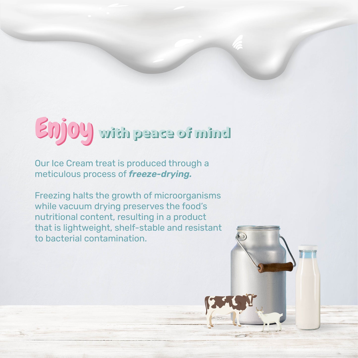 Singapaw Ice Cream Freeze Dried Chicken Dessert Cat & Dog Treats