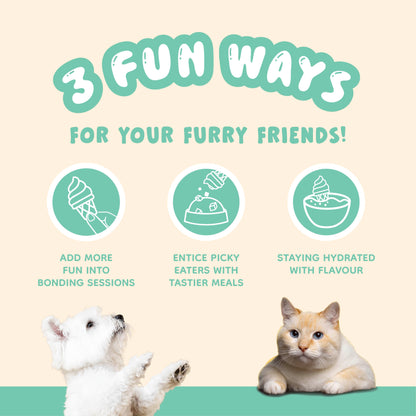 Singapaw Ice Cream Cone Freeze Dried Duck Dessert Cat & Dog Treats