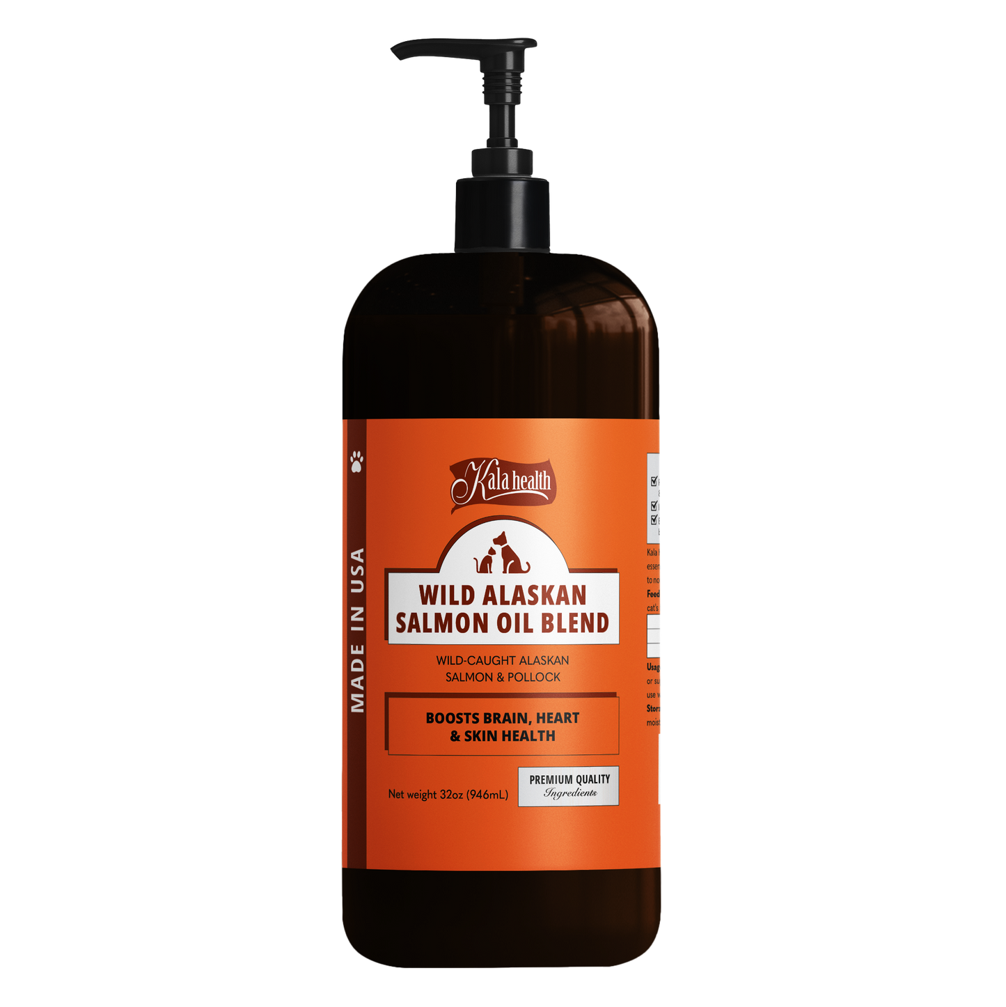 Kala Health Wild Alaskan Salmon Oil Blend Pet Supplement