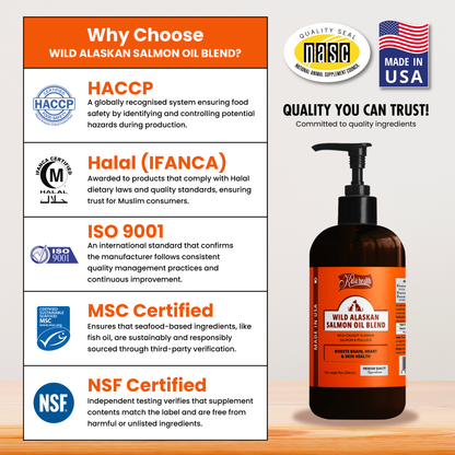 Kala Health Wild Alaskan Salmon Oil Blend Pet Supplement