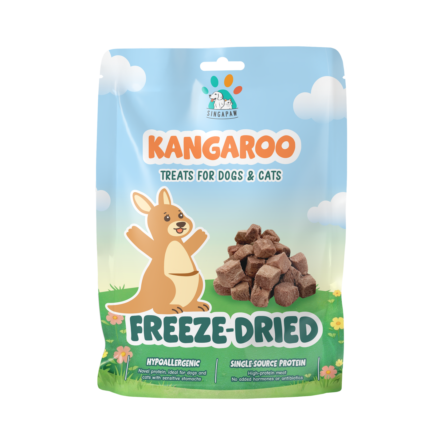 Singapaw Freeze Dried Kangaroo Cat & Dog Treats