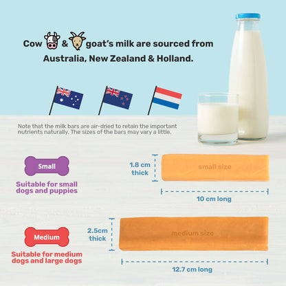 Singapaw Milk Bar Dental Chew with Goat Milk for Dogs