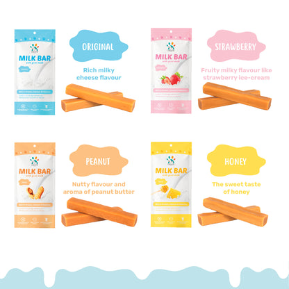 Singapaw Milk Bar Dental Chew with Goat Milk for Dogs