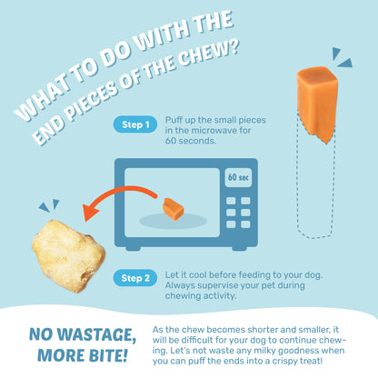 Singapaw Milk Bar Dental Chew with Goat Milk for Dogs