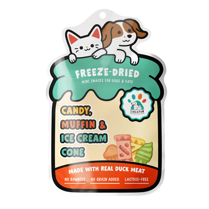 Singapaw Minis Freeze Dried Duck Dessert Cat & Dog Treats