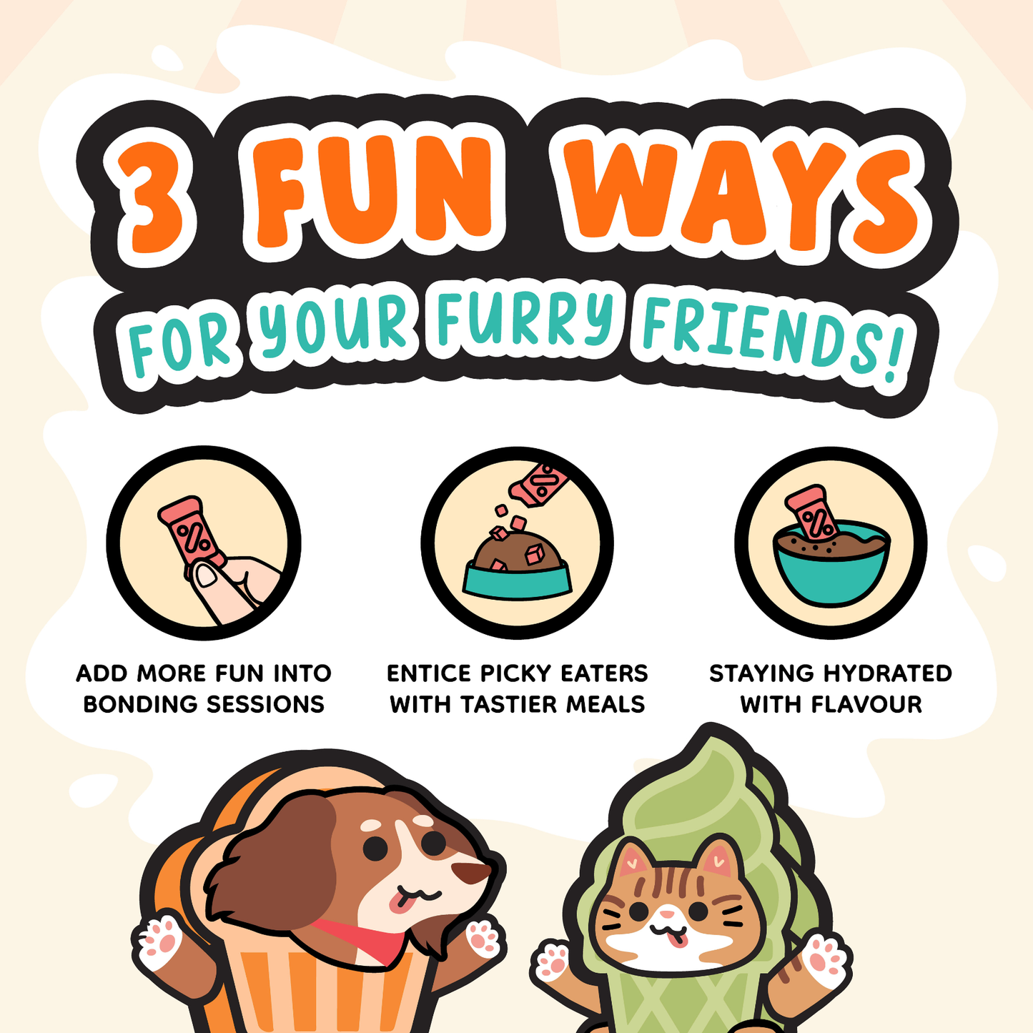 Singapaw Minis Freeze Dried Duck Dessert Cat & Dog Treats