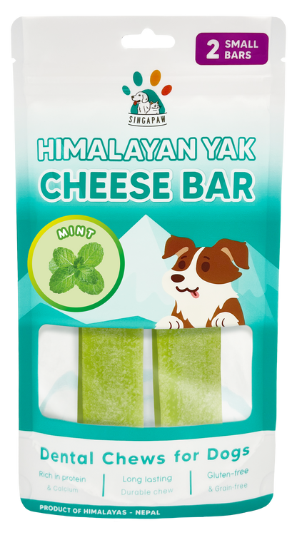 Singapaw Himalayan Yak Cheese Bar Dental Chew for Dogs