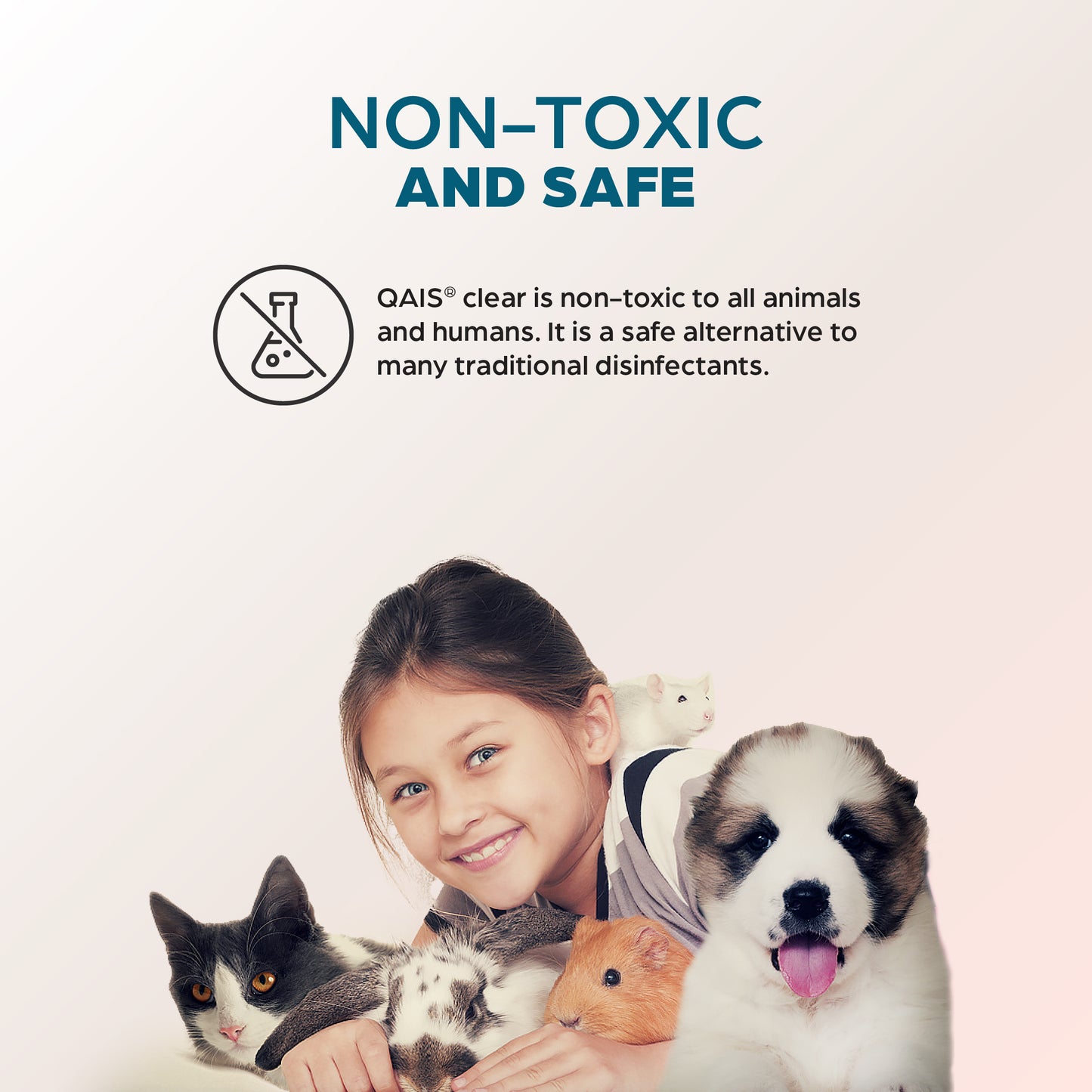 Sunstar QAIS Clear Odour Remover Hypochlorous Acid Pet Disinfectant Spray