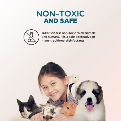 Sunstar QAIS Clear Odour Remover Hypochlorous Acid Pet Disinfectant Spray