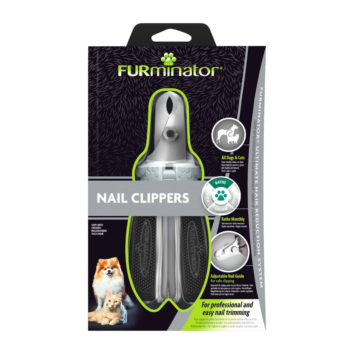 Furminator Nail Clippers Grooming for Cats & Dogs