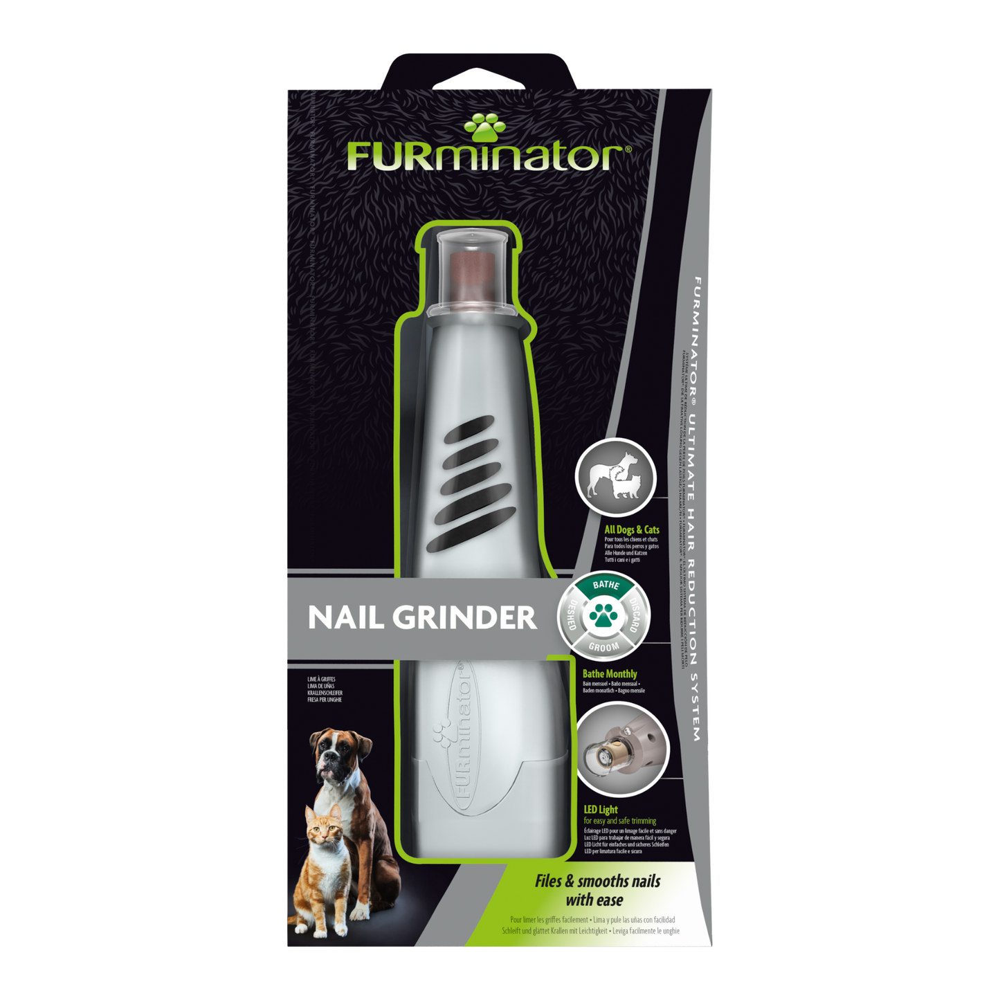 Furminator Nail Grinder Grooming for Cats & Dogs