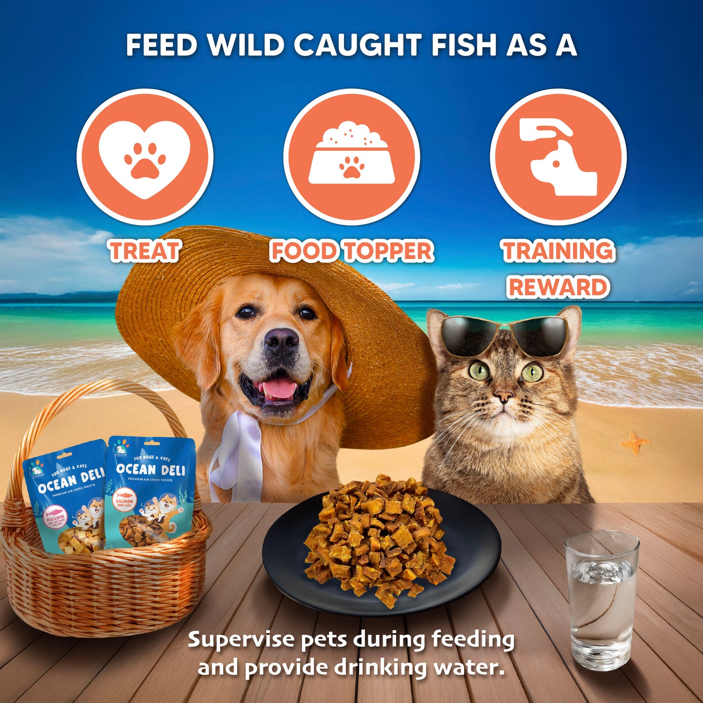 Singapaw Ocean Deli Dehydrated Cat & Dog Treats