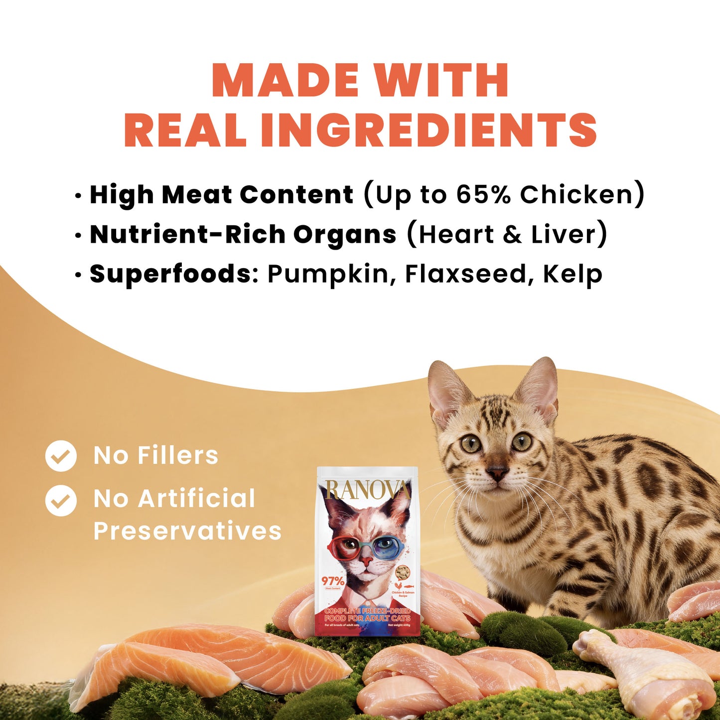 Ranova Complete Freeze Dried Cat Food