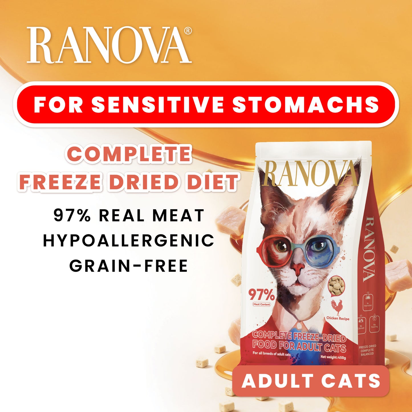 Ranova Complete Freeze Dried Cat Food
