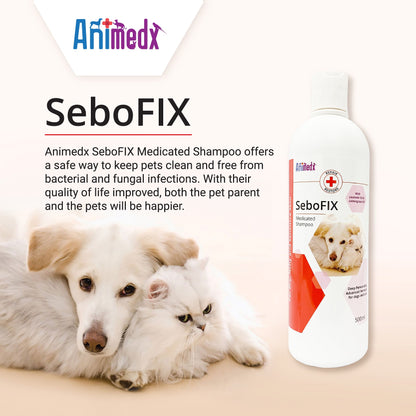 Animedx SeboFIX Anti-Fungal & Anti-Bacterial Medicated Pet Shampoo
